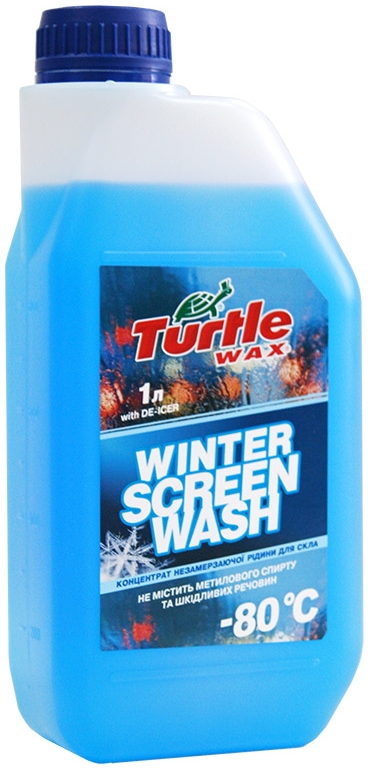 Рідина для склоомивоча TURTLE WAX, концентрат, зима, -80 °С, 1л